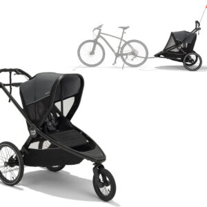 Baby Jogger City PRIX bērnu ratiņi/velopiekabe krāsa AMBITION BLACK