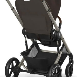 Cybex Balios S LUX Taupe Frame bērnu ratiņi krāsa Chocolate Brown