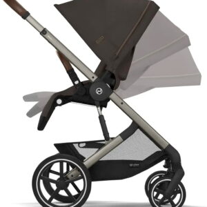 Cybex Balios S LUX Taupe Frame bērnu ratiņi krāsa Chocolate Brown