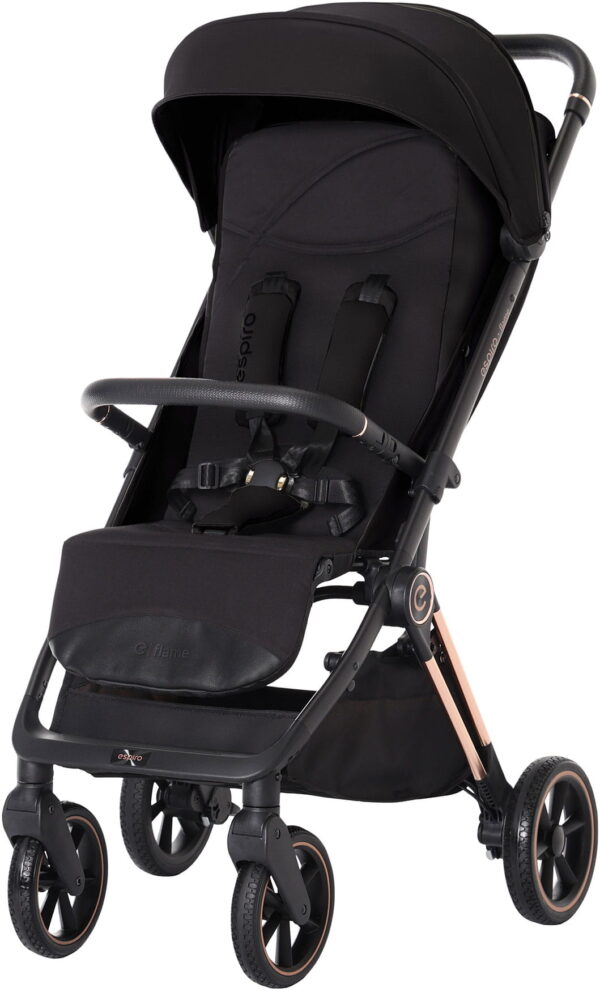 Ratini.lv | FLAME pastaigu ratiņi bērniem krāsa 110 TIMELESS BLACK bilde #1