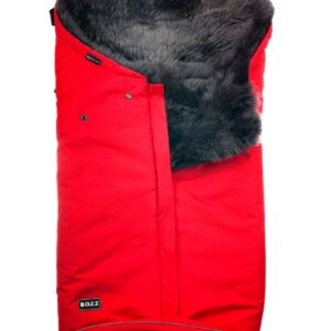 BOZZ aitas vilnas ratu maiss Lambskin Longwool krāsa Red Grey