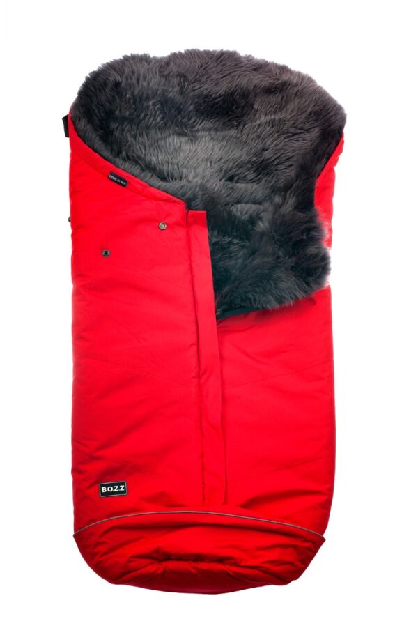 Ratini.lv | aitas vilnas ratu maiss Lambskin Longwool krāsa Red Grey bilde #1