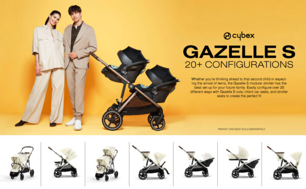 Ratini.lv | Gazelle S bērnu pastaigu ratiņi krāsa Stone Grey bilde #49