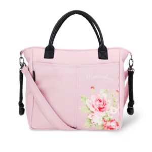 LecLercBaby Monnalisa Diaper Bag ratu soma krāsa Antique Pink
