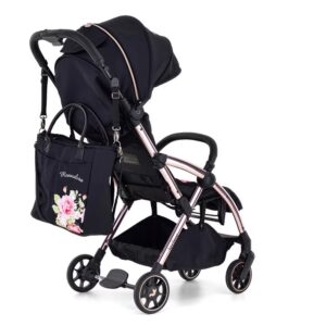 LecLercBaby Monnalisa Diaper Bag ratu soma krāsa Deep Black