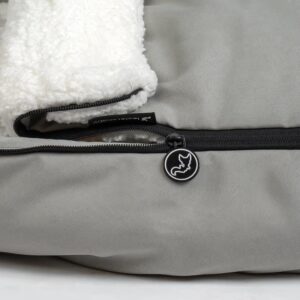 LecLercBaby TEDDY siltais ratu guļammaiss krāsa Violet Grey