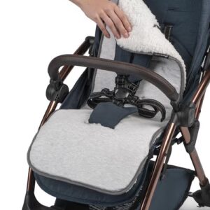 LecLercBaby Luxury Reversible Seat LIner bērnu ratiņu ieliktnis krāsa Grey