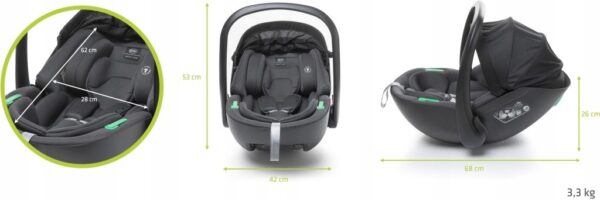 Ratini.lv | NEO I-Size autokrēsliņš 40-87cm krāsa Graphite bilde #21