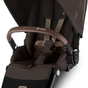 Cybex Gazelle S bērnu ratiņu otrā sēžamā daļa krāsa Chocolate Brown