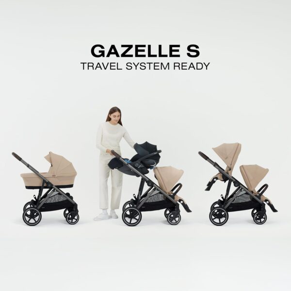 Ratini.lv | Gazelle S bērnu pastaigu ratiņi krāsa Stone Grey bilde #41