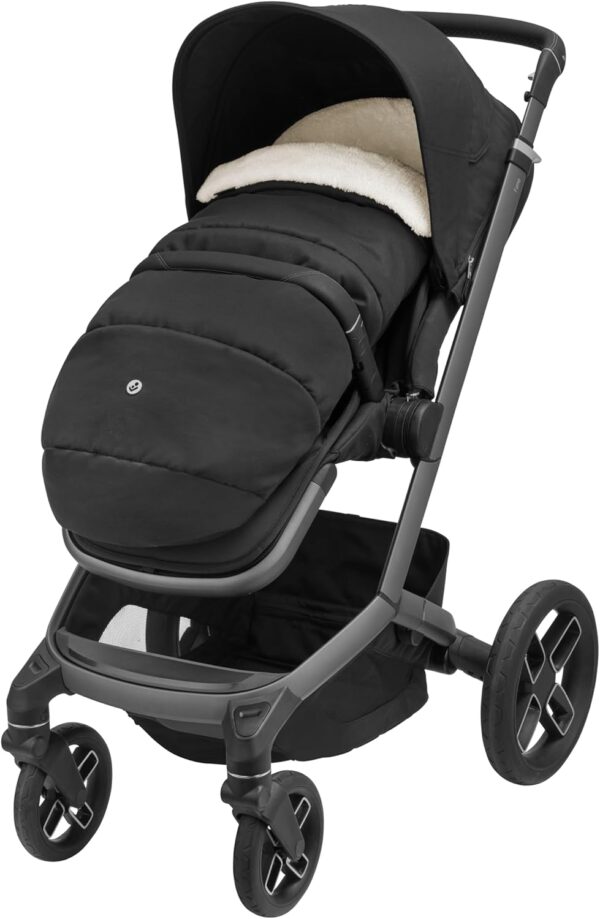 Ratini.lv | Footmuff 2in1 ratu guļammaiss krāsa Twillic Black bilde #9