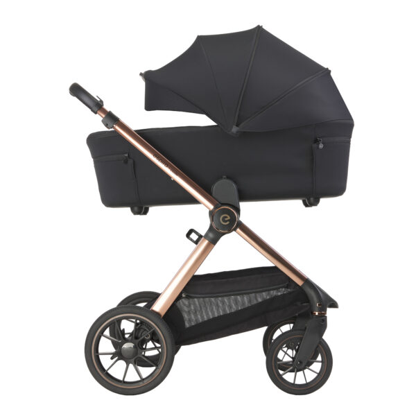 Ratini.lv | CODE 2in1 bērnu ratu komplekts krāsa 110 CLEVER BLACK bilde #7