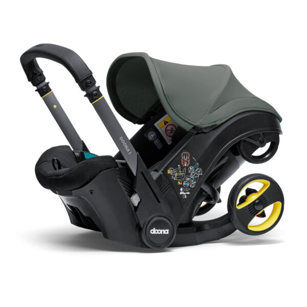 Ratini.lv | I autokrēsliņš/ratiņi bērniem 40-85cm krāsa Slate Grey bilde #7