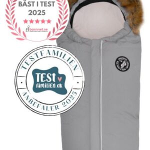 EasyGrow Nature pagarināms bērnu ratu guļammaiss krāsa Soft Grey