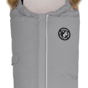 EasyGrow Nature pagarināms bērnu ratu guļammaiss krāsa Soft Grey