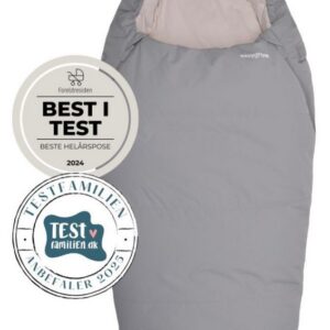 EasyGrow FNUGG pagarināms bērnu ratu guļammaiss krāsa Soft Grey