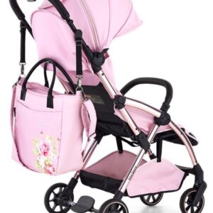 LecLercBaby Monnalisa Diaper Bag ratu soma krāsa Antique Pink