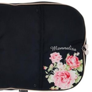 LecLercBaby Monnalisa Footmuff siltais ratu guļammaiss krāsa Deep Black