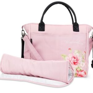 LecLercBaby Monnalisa Diaper Bag ratu soma krāsa Antique Pink