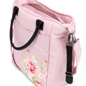 LecLercBaby Monnalisa Diaper Bag ratu soma krāsa Antique Pink
