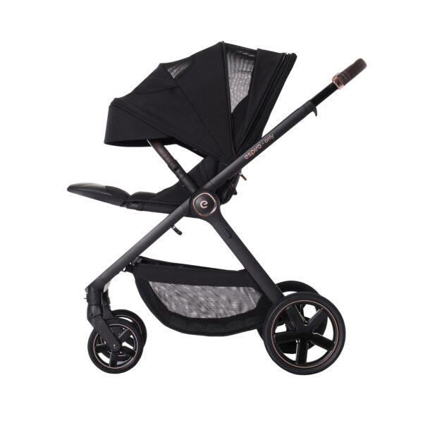 Ratini.lv | ONLY 2in1 bērnu ratu komplekts krāsa 510 STYLISH BLACK bilde #5