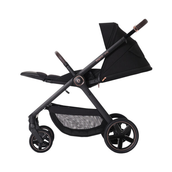 Ratini.lv | ONLY 2in1 bērnu ratu komplekts krāsa 510 STYLISH BLACK bilde #9