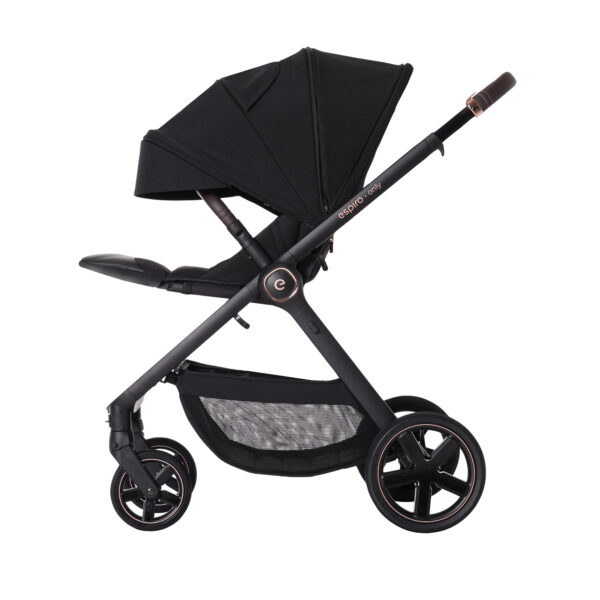 Ratini.lv | ONLY 2in1 bērnu ratu komplekts krāsa 510 STYLISH BLACK bilde #15