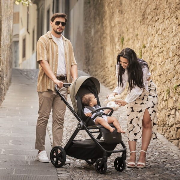 Ratini.lv | ONLY WAY pastaigu ratiņi bērniem krāsa 519 VANILLA BEIGE bilde #55