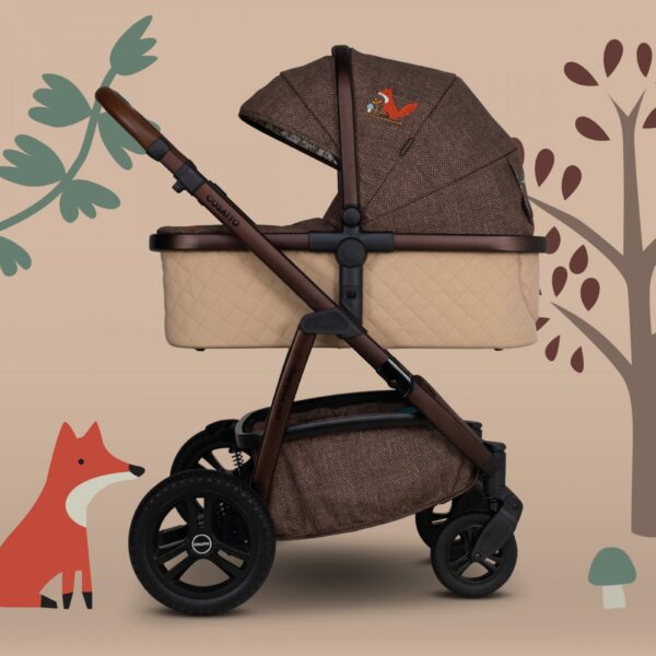 Ratini.lv | WOW 3 bērnu ratiņi 2 in1 krāsa Foxford Hall bilde #23