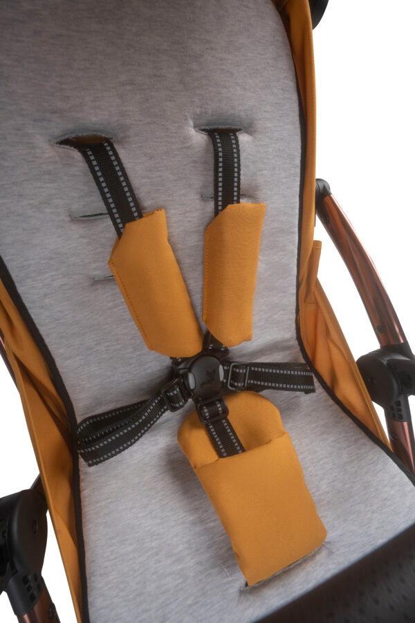 Ratini.lv | Luxury Seat LIner bērnu ratiņu ieliktnis krāsa Grey bilde #9