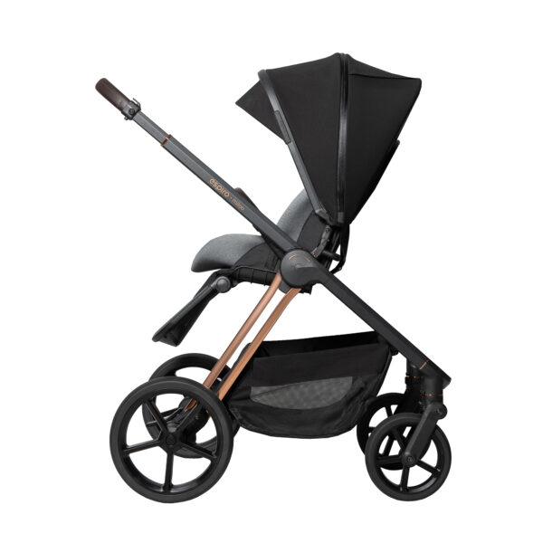 Ratini.lv | MILOO 2.0 bērnu ratu komplekts 2in1 krāsa 303 UNIQUE DOVE bilde #21