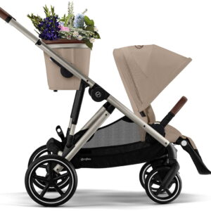 Cybex Gazelle S bērnu pastaigu ratiņi krāsa Almond Beige