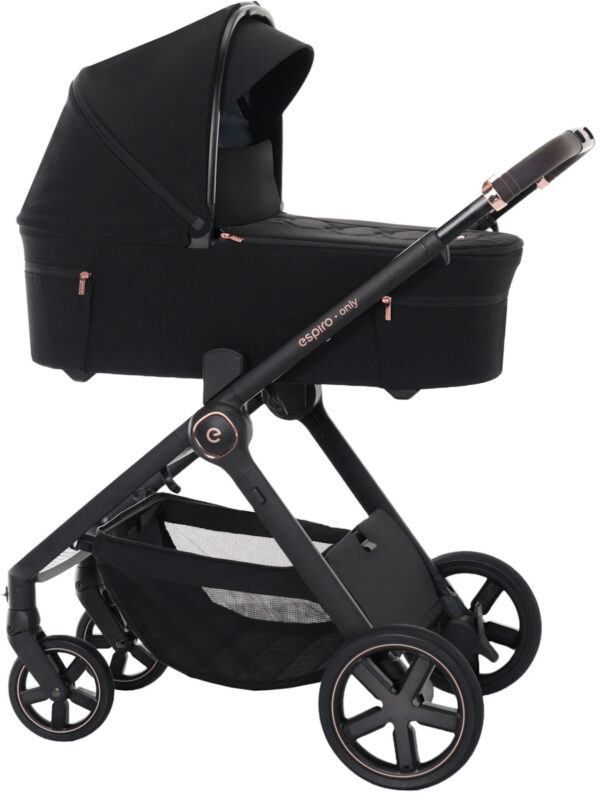 Ratini.lv | ONLY 2in1 bērnu ratu komplekts krāsa 510 STYLISH BLACK bilde #1