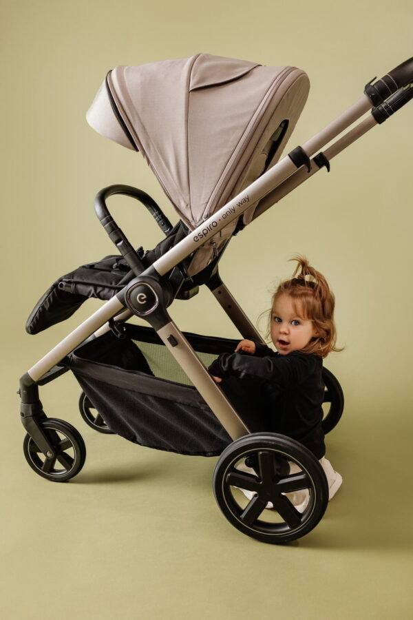 Ratini.lv | ONLY WAY pastaigu ratiņi bērniem krāsa 519 VANILLA BEIGE bilde #61