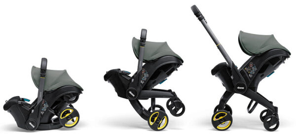 Ratini.lv | I autokrēsliņš/ratiņi bērniem 40-85cm krāsa Slate Grey bilde #21