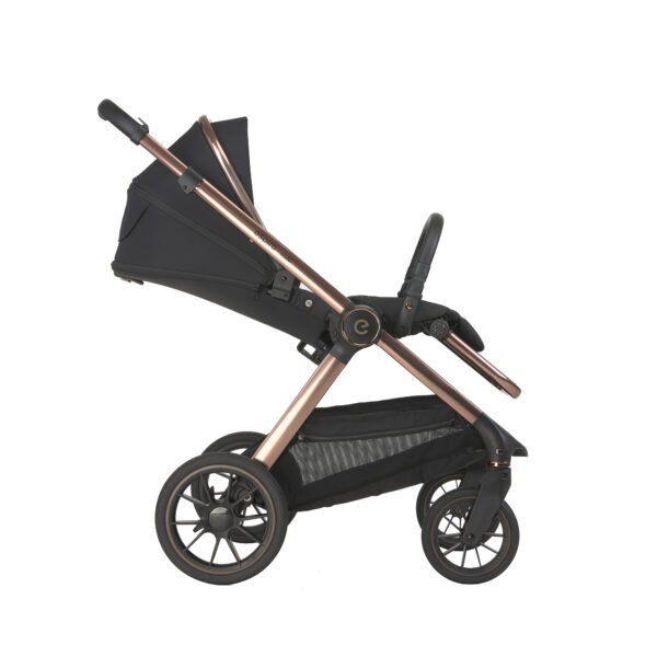 Ratini.lv | CODE 2in1 bērnu ratu komplekts krāsa 110 CLEVER BLACK bilde #19