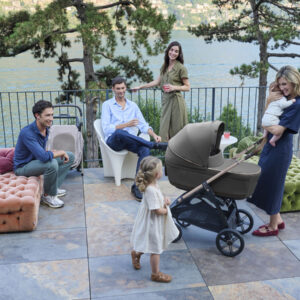 Inglesina ELECTA System QUATRO bērnu ratu komplekts 3in1 ar autokrēsliņu Darwin krāsa Battery Beige