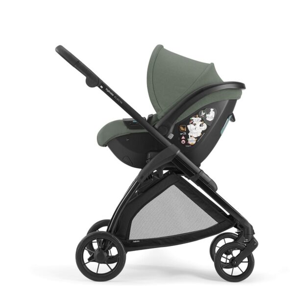 Ratini.lv | Electa System Quattro bērnu ratu komplekts 3in1 ar autokrēsliņu Darwin Recline krāsa Murray Green bilde #5