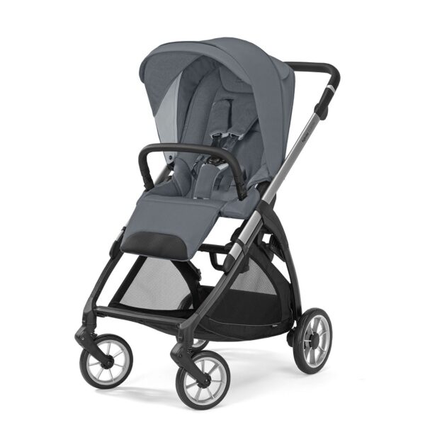Ratini.lv | Electa System Quattro bērnu ratu komplekts 3in1 ar autokrēsliņu Darwin Recline krāsa Union Grey bilde #9