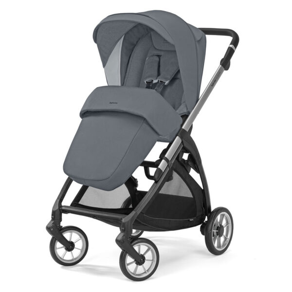 Ratini.lv | Electa System Quattro bērnu ratu komplekts 3in1 ar autokrēsliņu Darwin Recline krāsa Union Grey bilde #11