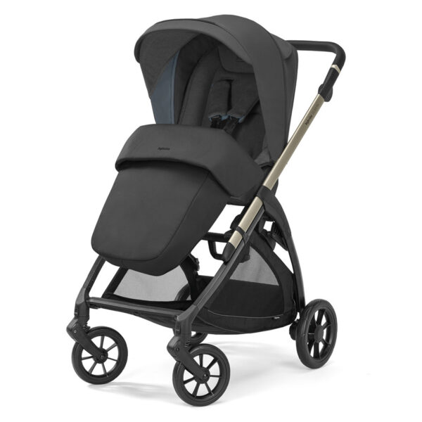 Ratini.lv | Electa System Quattro bērnu ratu komplekts 3in1 ar autokrēsliņu Darwin Recline krāsa Upper Black bilde #11