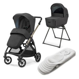 Inglesina Electa System Duo bērnu ratu komplekts 2in1 krāsa Upper Black