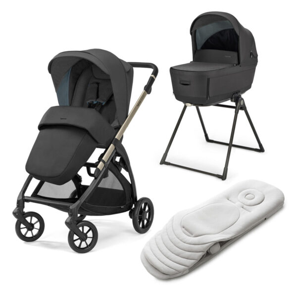 Ratini.lv | Electa System Duo bērnu ratu komplekts 2in1 krāsa Upper Black bilde #1