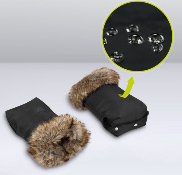 Ratini.lv | Handmuff bērnu ratu cimdi krāsa Black bilde #7