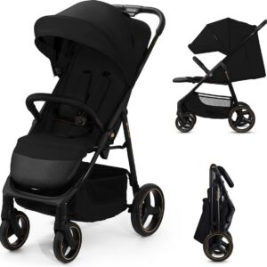 Kinderkraft TRIG 3 bērnu ratiņi krāsa Onyx Black