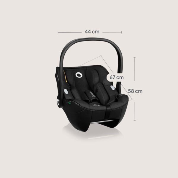 Ratini.lv | Moxie i-Size autokrēsliņš 40-87cm krāsa Black Carbon bilde #15