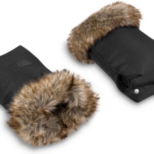 Lionelo Handmuff bērnu ratu cimdi krāsa Black