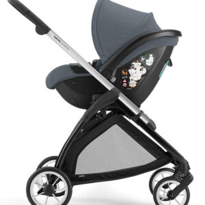 Inglesina ELECTA System QUATRO bērnu ratu komplekts 3in1 ar autokrēsliņu Darwin krāsa Union Grey