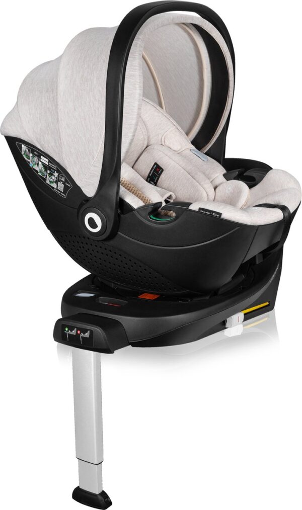Ratini.lv | Moxie i-Size autokrēsliņš 40-87cm krāsa Beige Sand +rotējoša Isofix bāze bilde #3