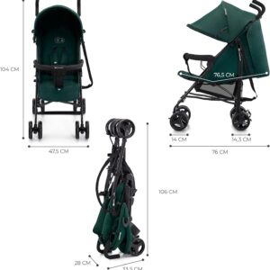 Kinderkraft TIK bērnu ratiņi krāsa Green Forest